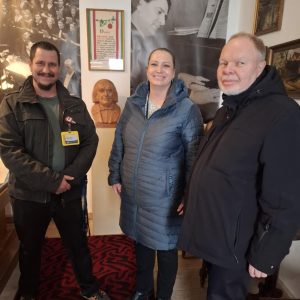 Különleges vendég az Ádám Jenő Emlékházban